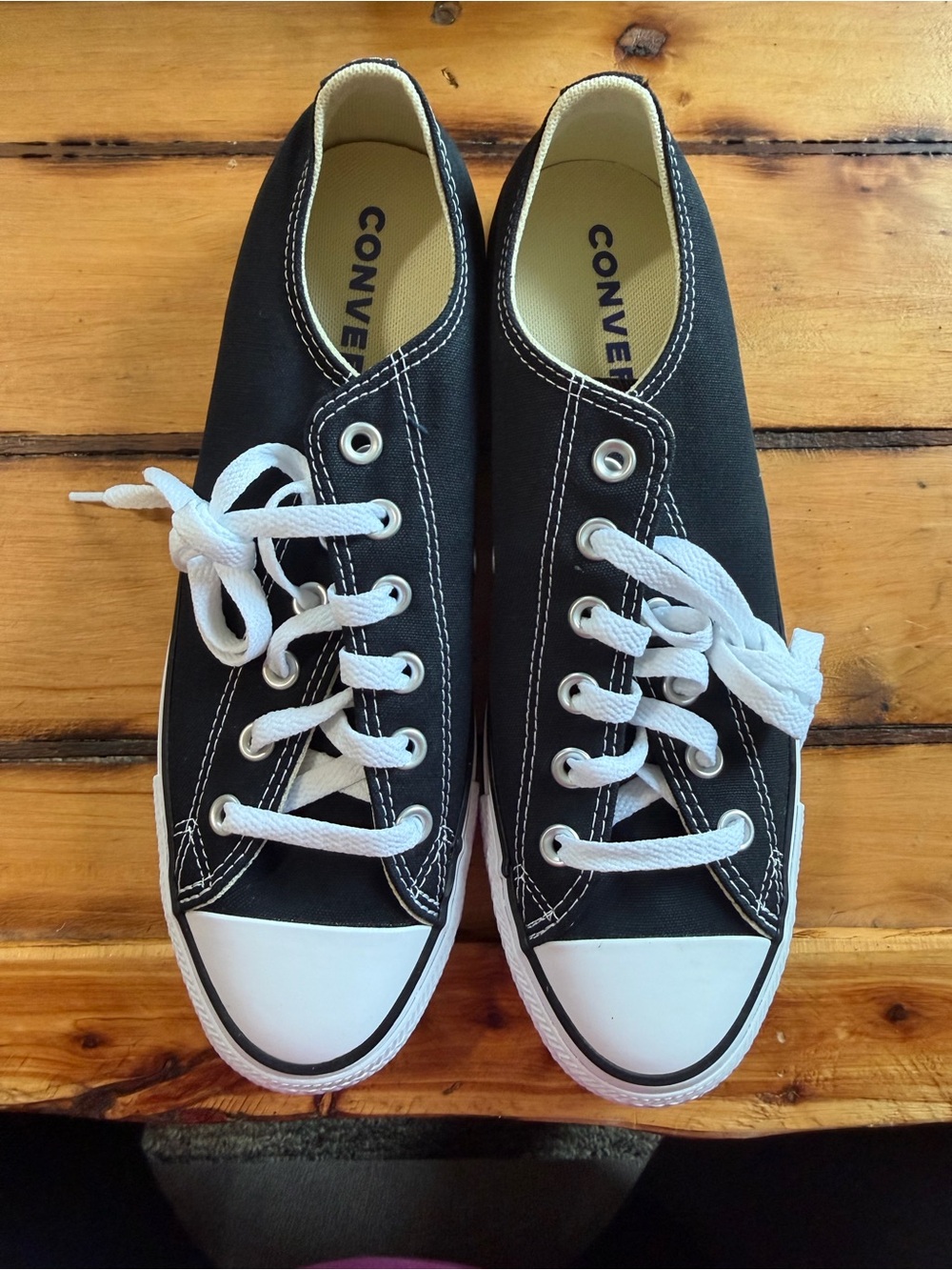 Converse Chuck Taylor All Star Ox Black White Unisex Size 8/10